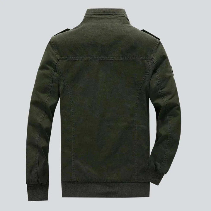 Us army embroidery denim jacket