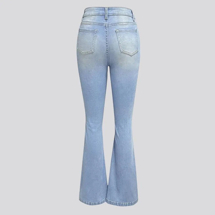 Street bootcut jeans
 for women