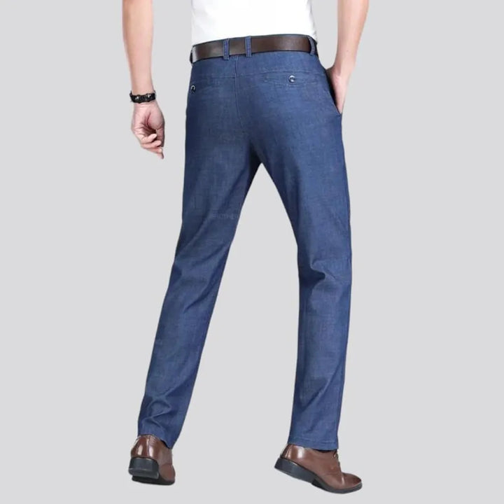 High-waist men's jeans pants