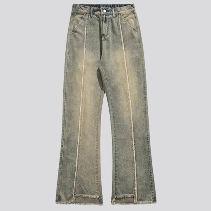 Roomy bootcut men's jeans