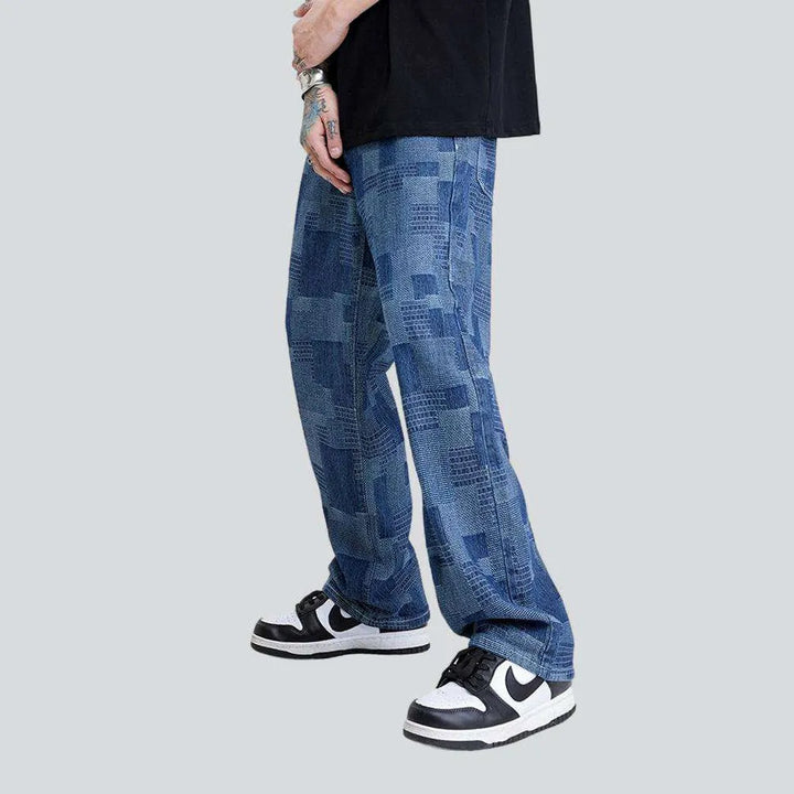 Hip-hop men's baggy jeans