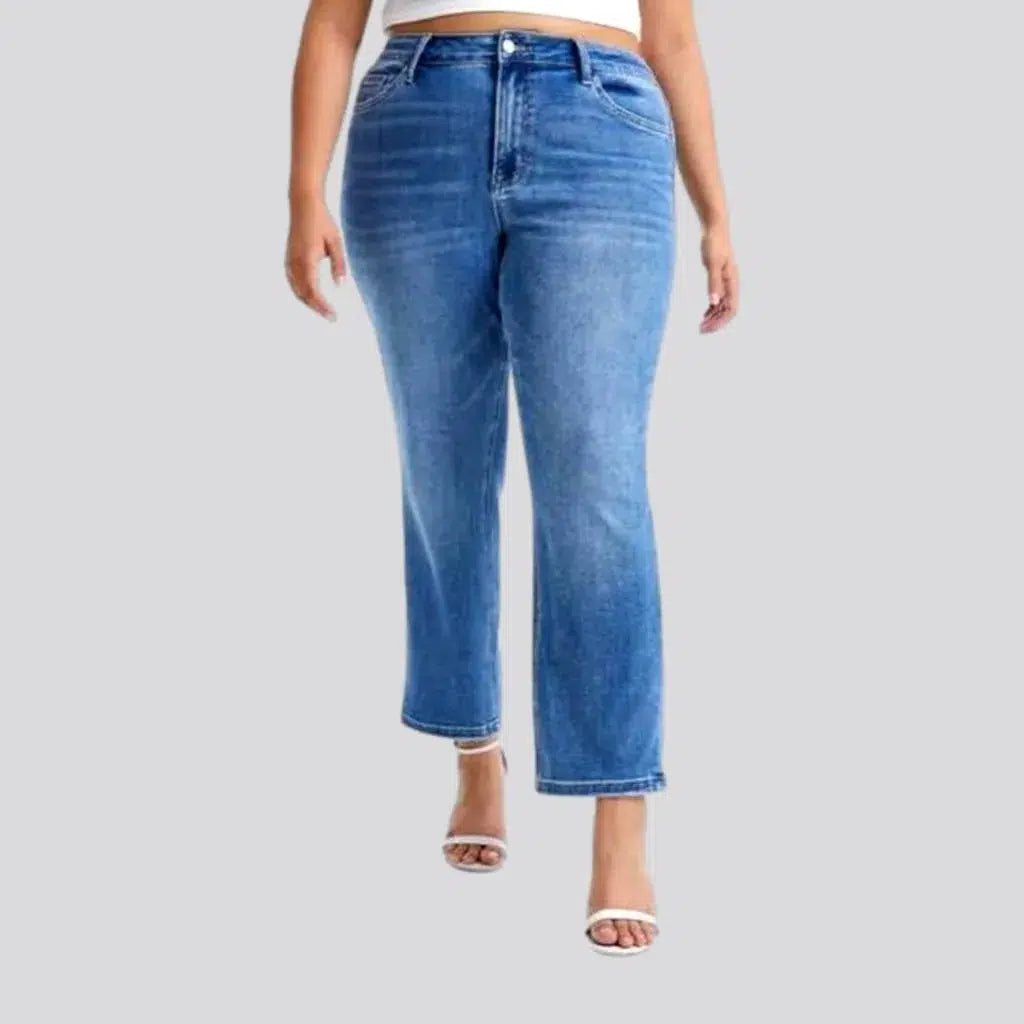 Ankle-length whiskered jeans
 for women | Jeans4you.shop