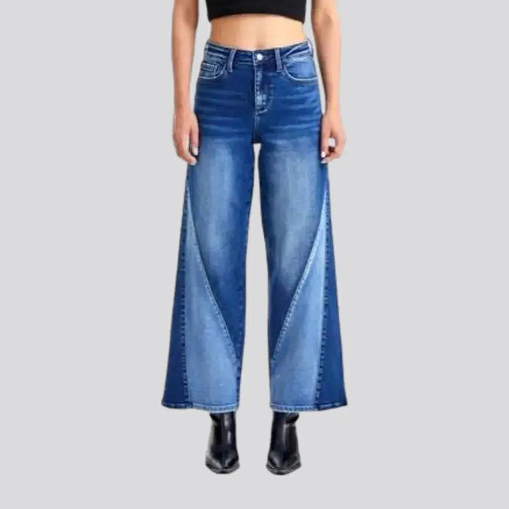 Ankle-length wide-leg jeans
 for ladies | Jeans4you.shop