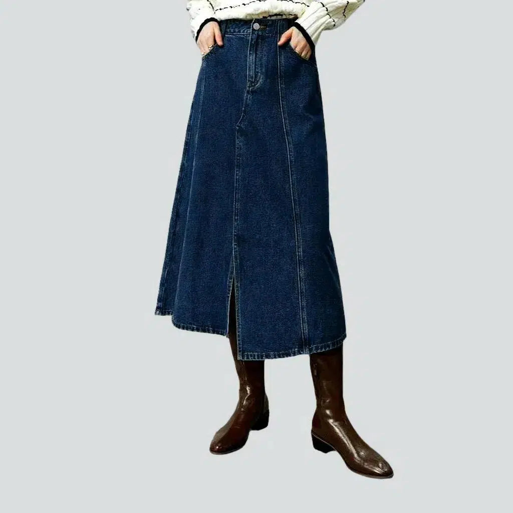 Asymmetric high-waist denim skirt
 for women | Jeans4you.shop
