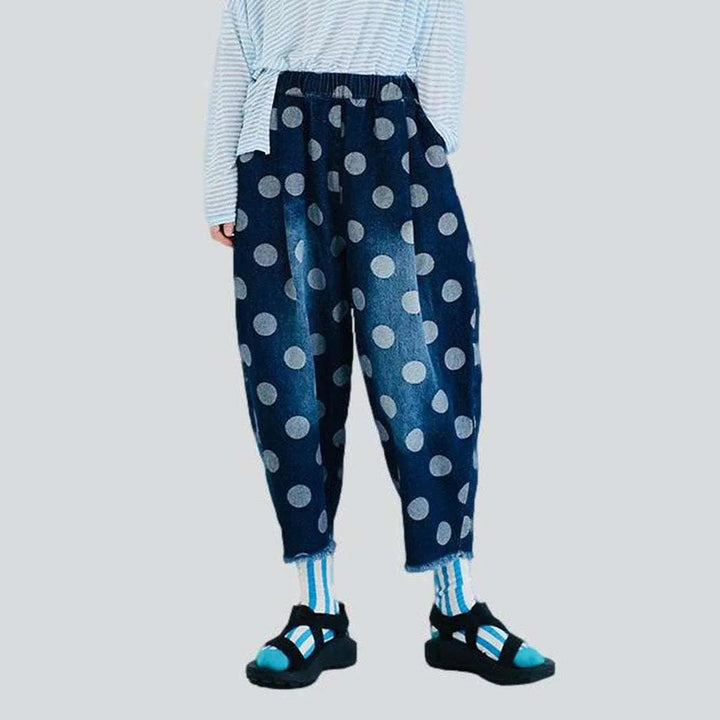 Baggy denim pants with bubbles | Jeans4you.shop