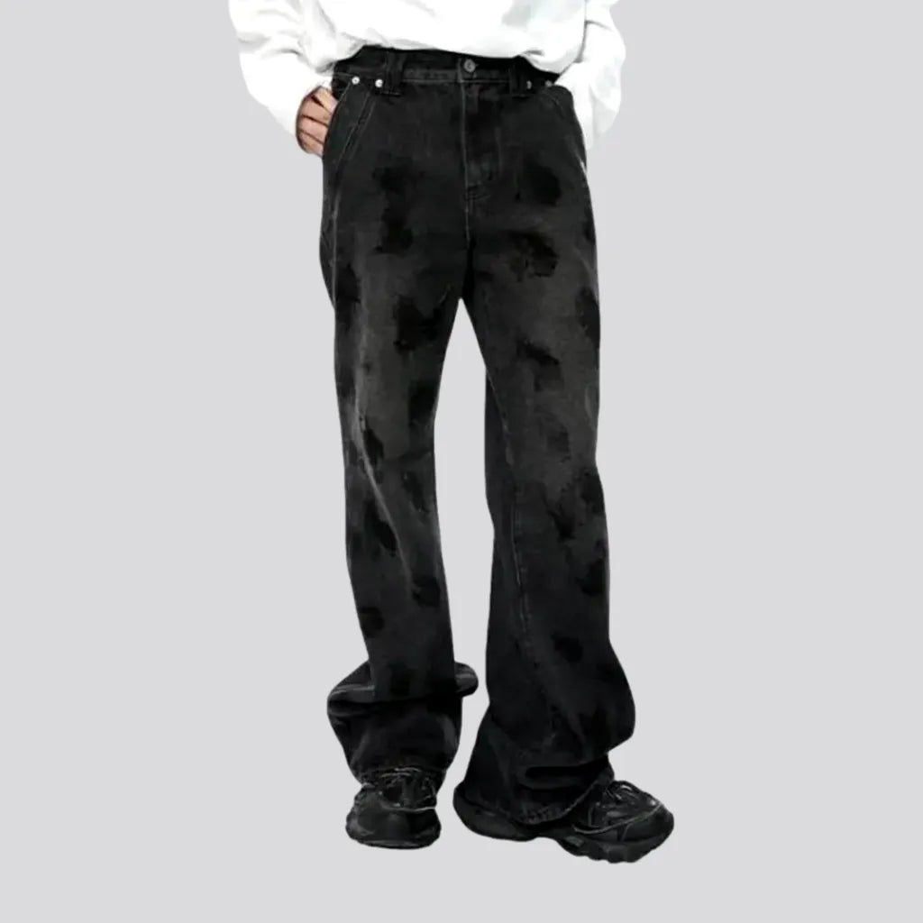 Baggy men's dark-grey jeans | Jeans4you.shop
