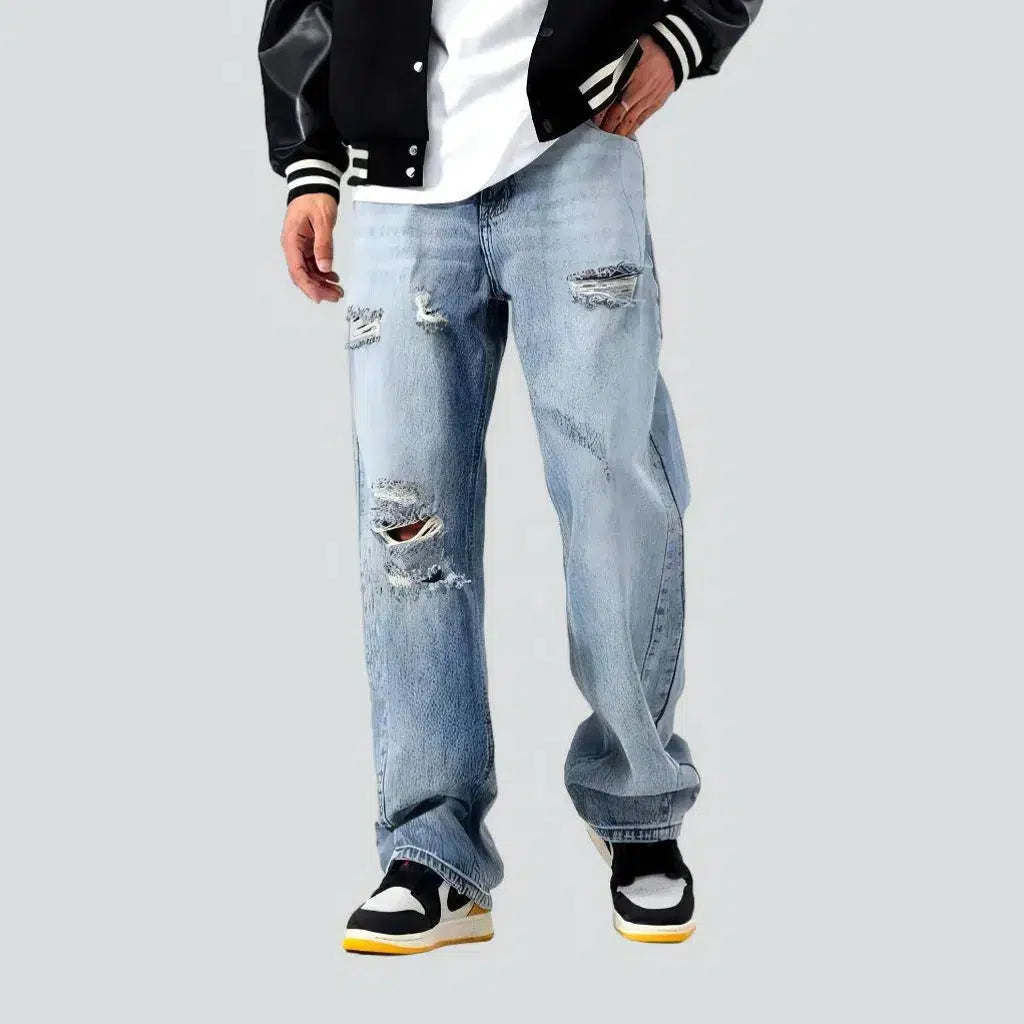 Baggy men's high-waist jeans | Jeans4you.shop