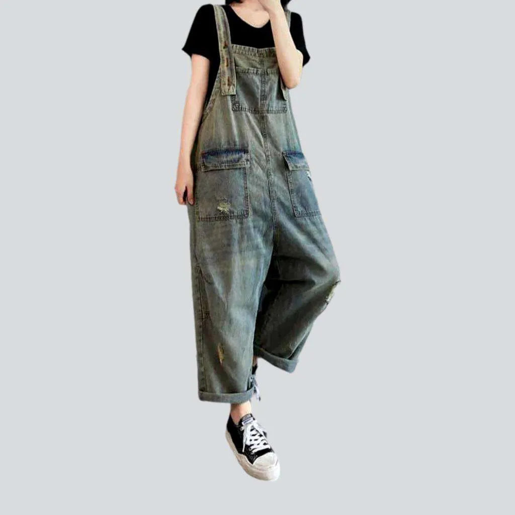 Baggy vintage denim jumpsuit | Jeans4you.shop