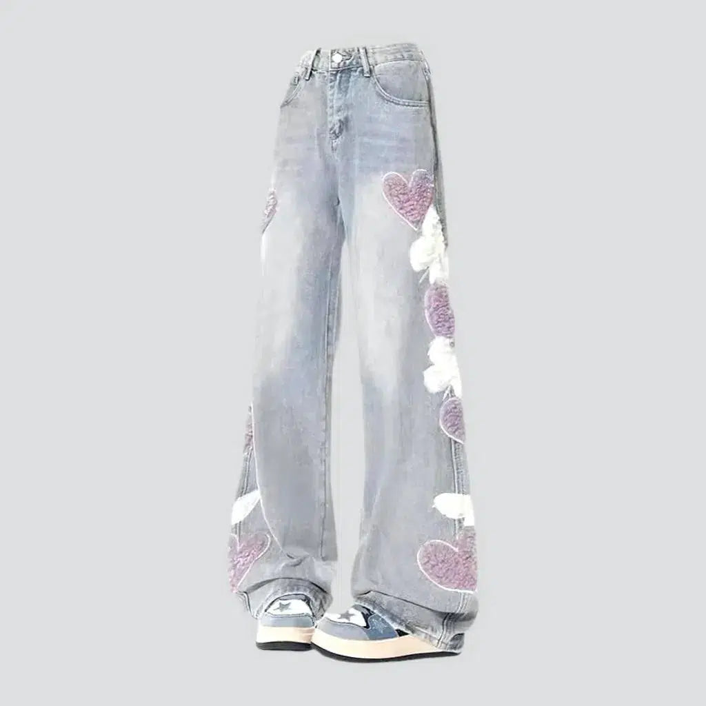 Baggy whiskered jeans
 for women | Jeans4you.shop