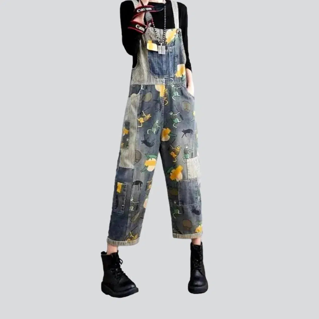 Baggy women's jeans jumpsuit | Jeans4you.shop
