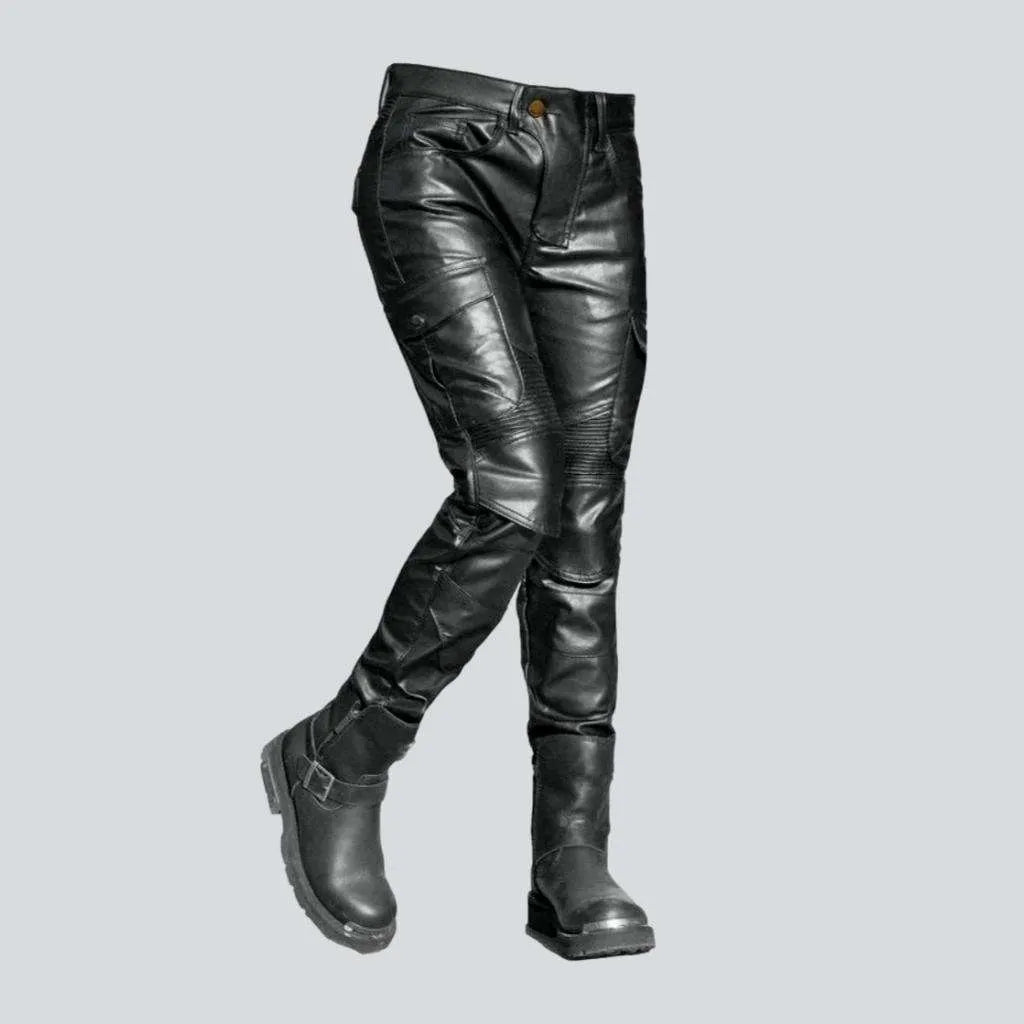 Biker wax jean pants
 for ladies | Jeans4you.shop