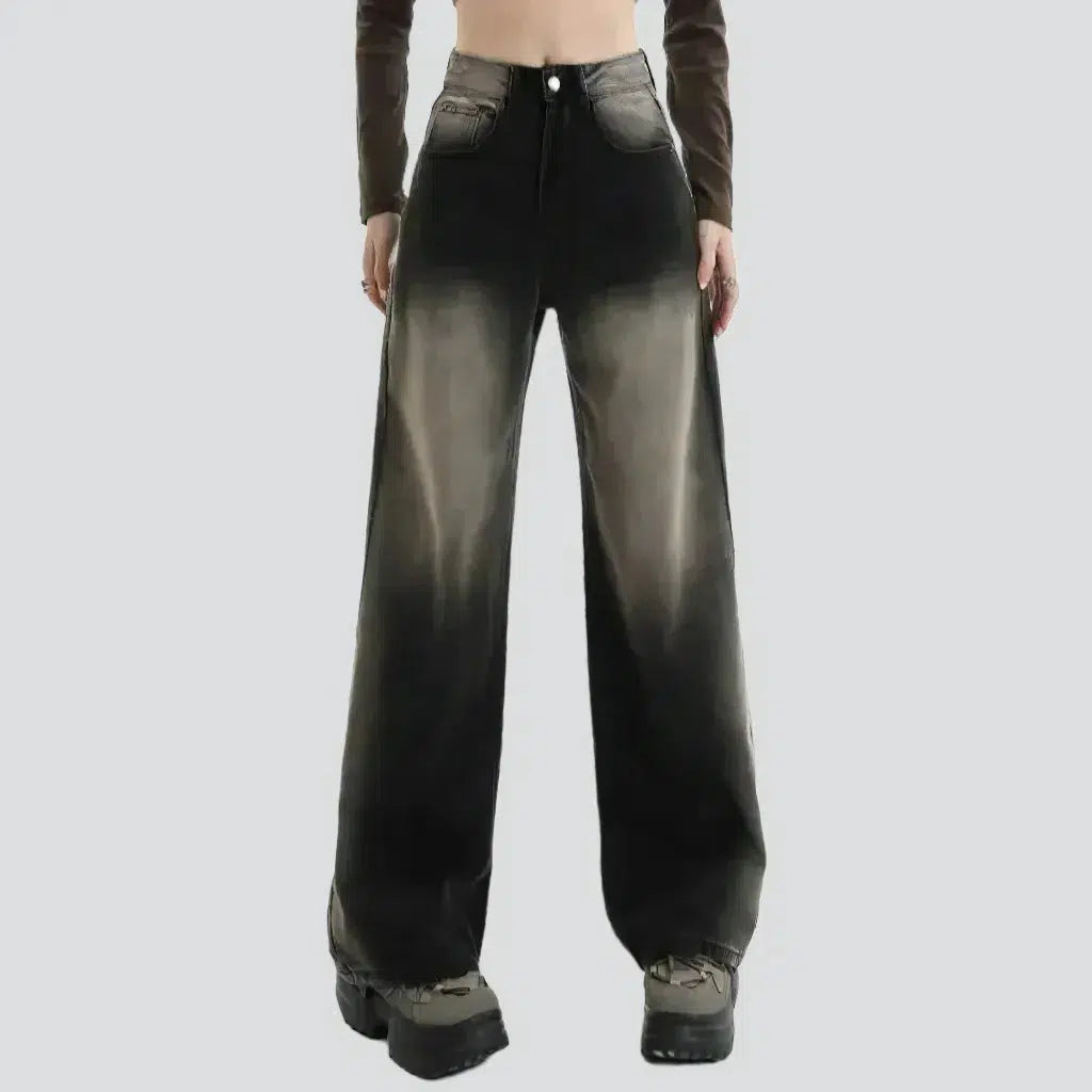 Black high-waist jeans
 for women | Jeans4you.shop
