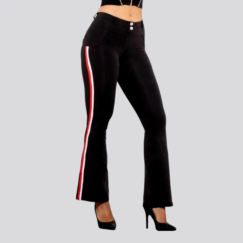 Black women's denim leggings | Jeans4you.shop
