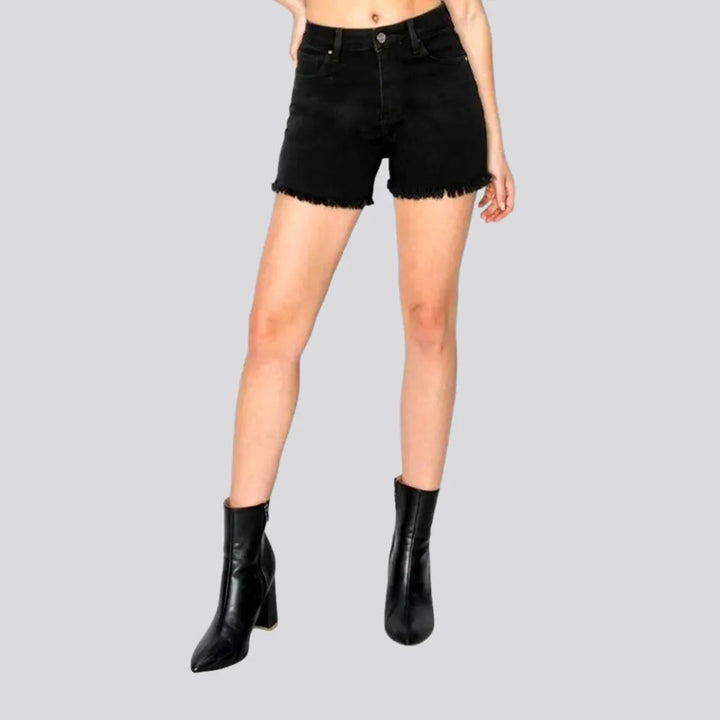 Black women's jean shorts | Jeans4you.shop