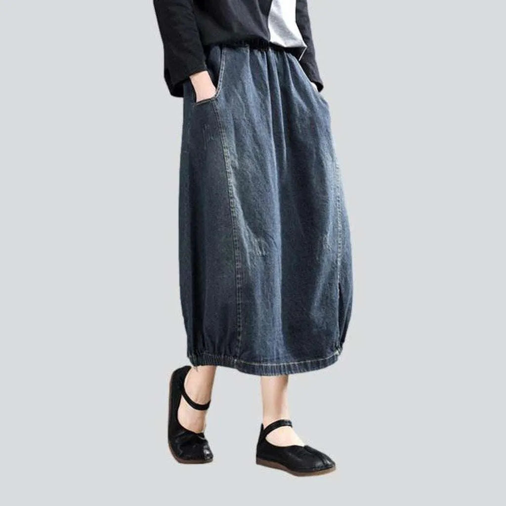 Blue bubble women's denim skirt | Jeans4you.shop