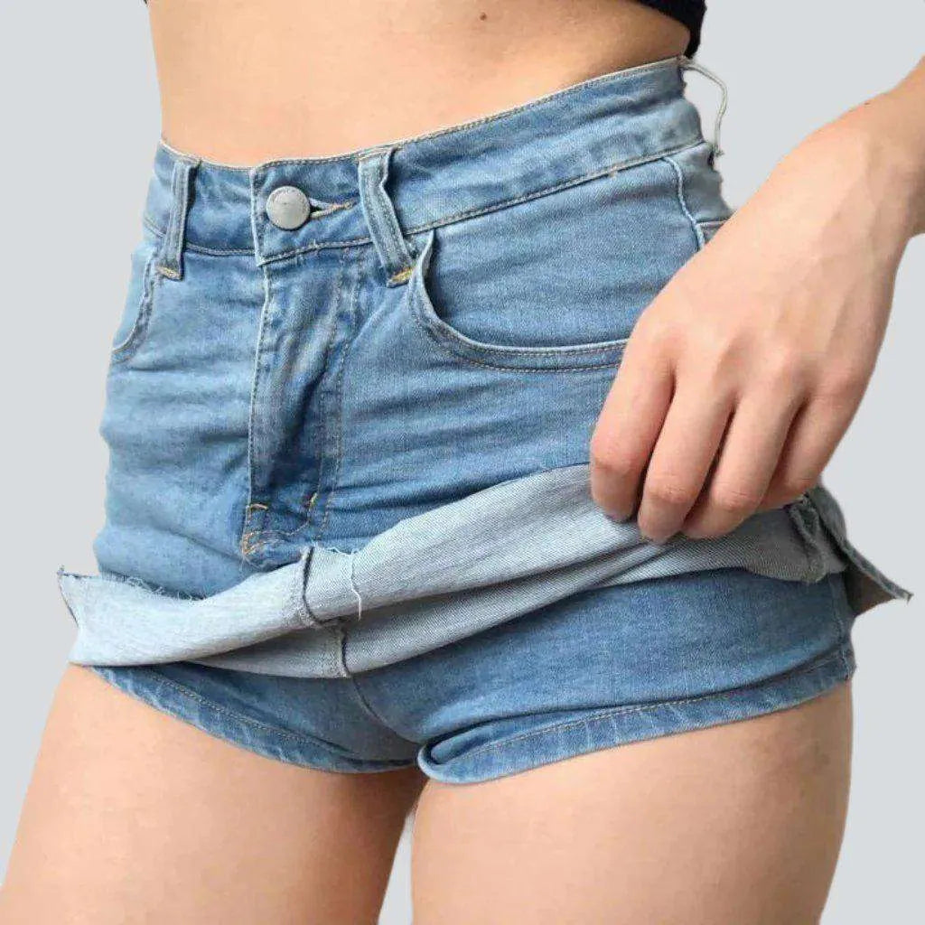 Body con mini denim skort | Jeans4you.shop