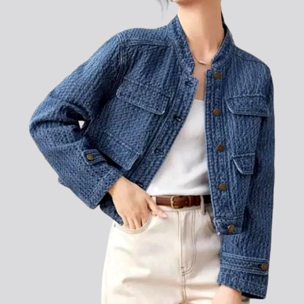 Boho short women's denim jacket | Jeans4you.shop