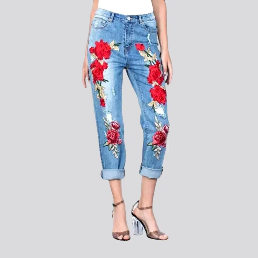 Boho women's mom jeans | Jeans4you.shop