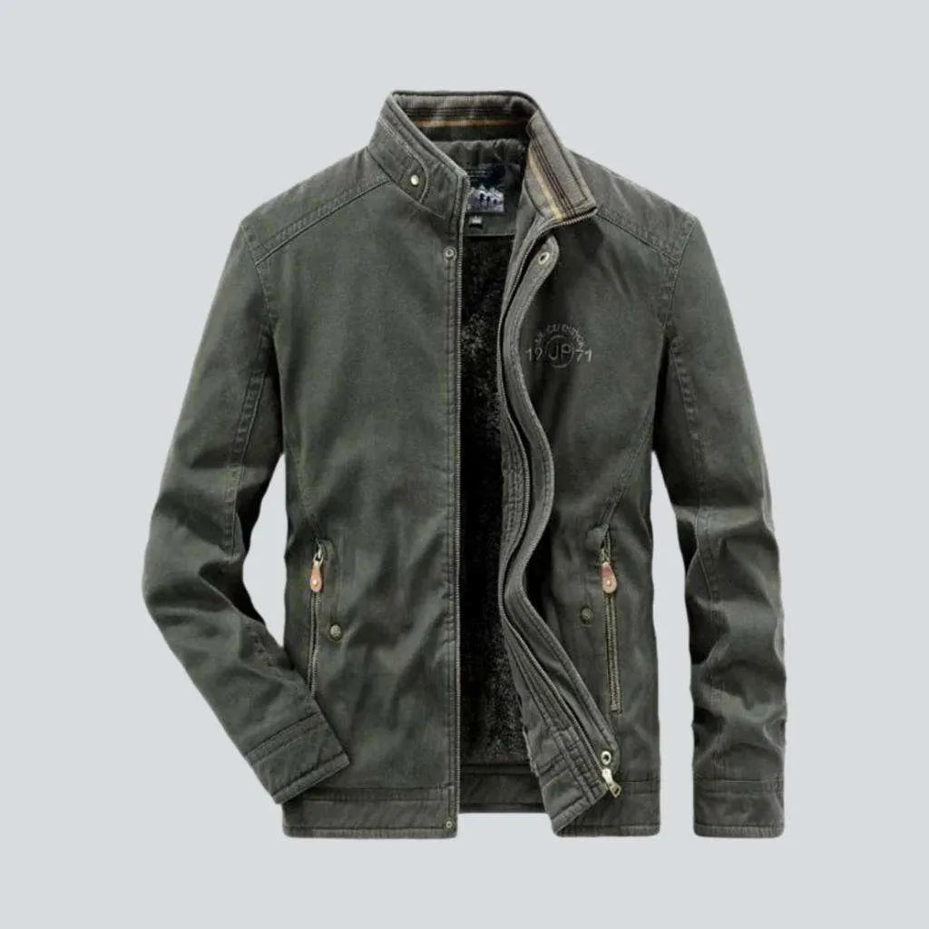 Bomber color denim jacket
 for men | Jeans4you.shop