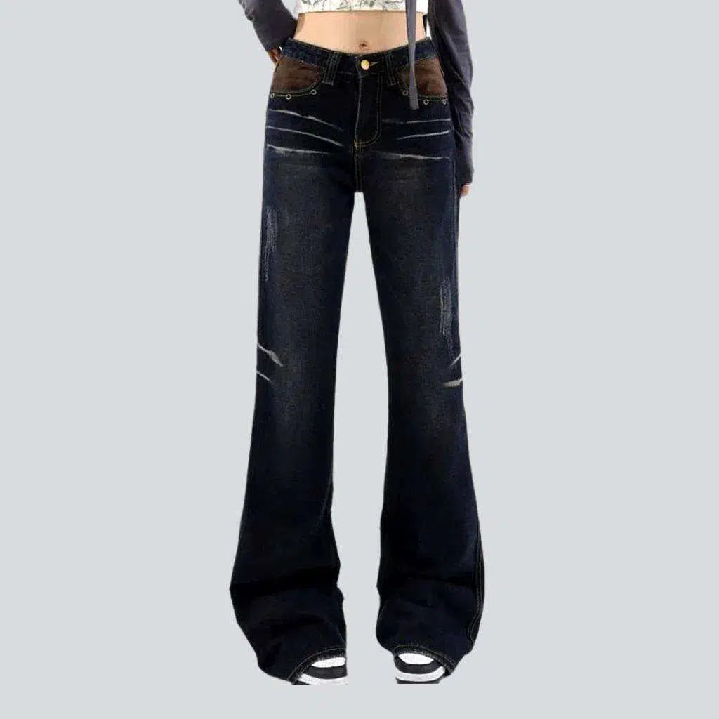 Bootcut black jeans
 for ladies | Jeans4you.shop