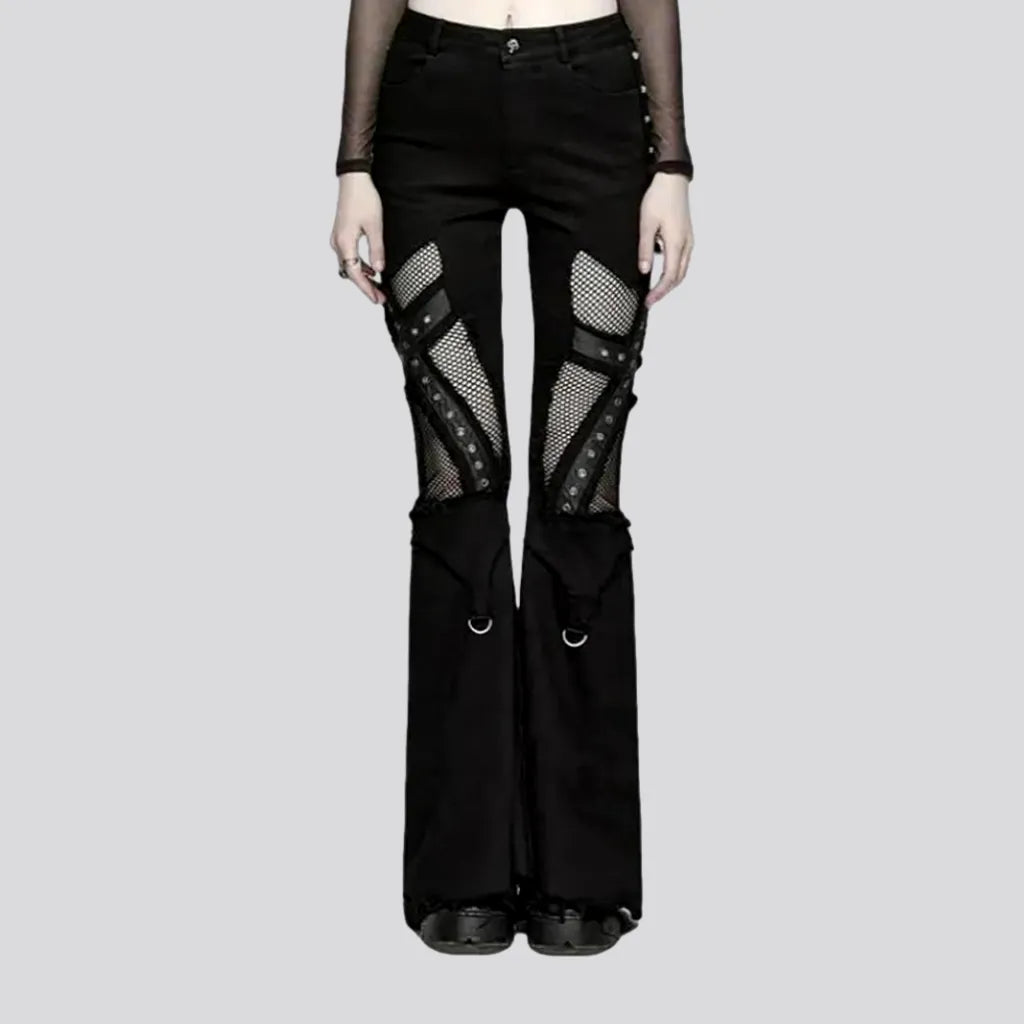 Bootcut gothic jeans
 for ladies | Jeans4you.shop