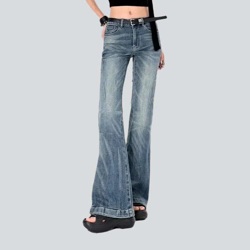 Bootcut whiskered jeans
 for women | Jeans4you.shop