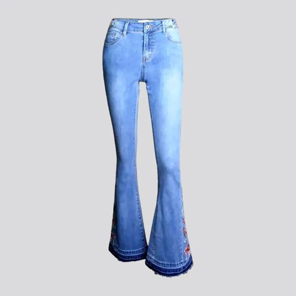 Bootcut women's mid-waist jeans | Jeans4you.shop