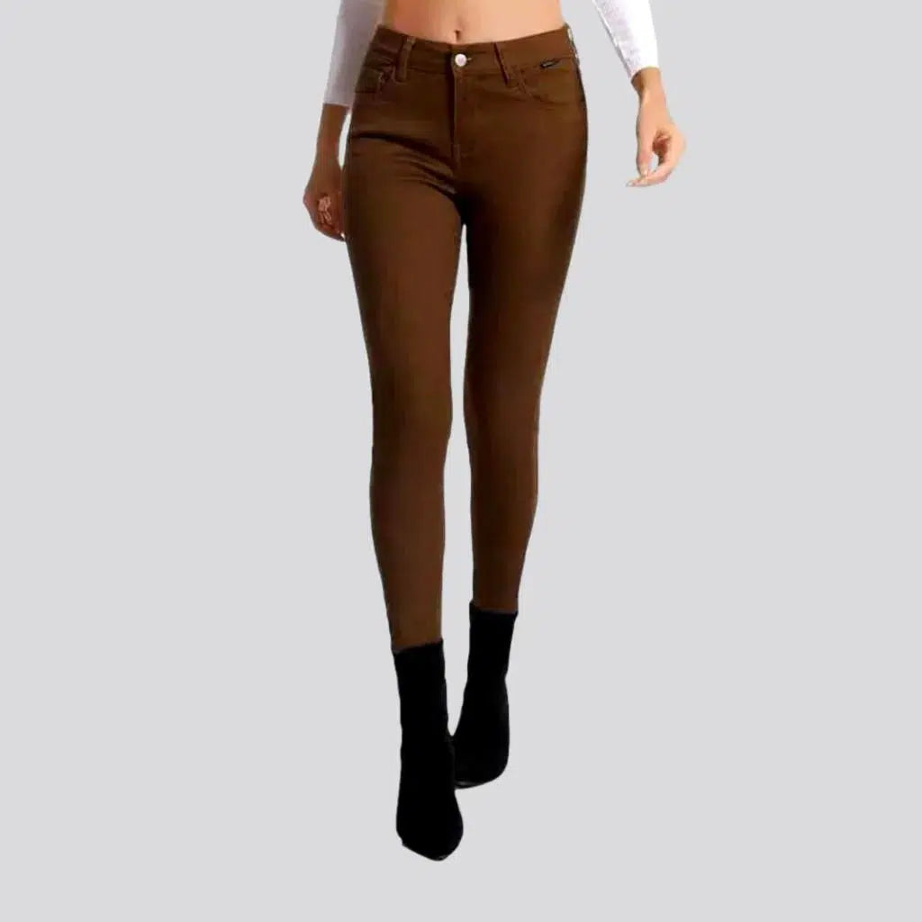 Brown street jeans
 for ladies | Jeans4you.shop