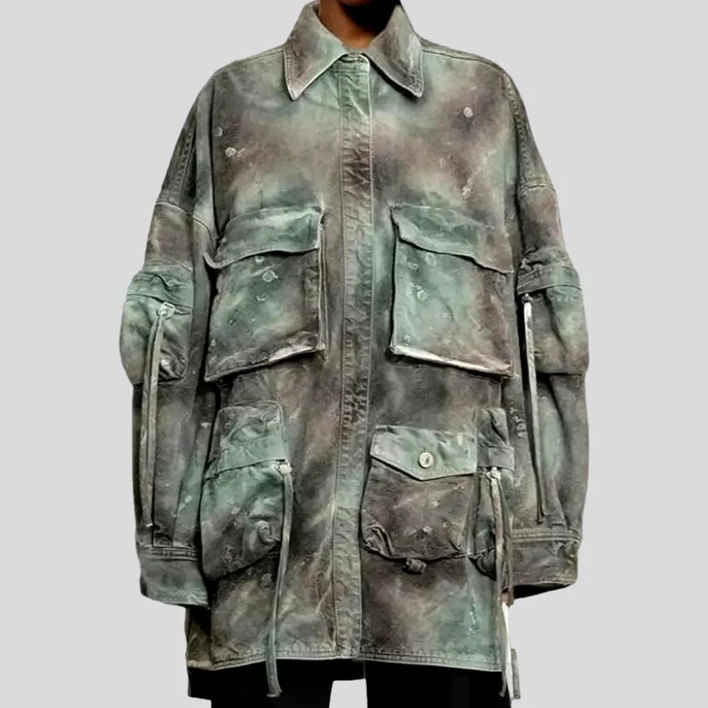 Camouflage denim jacket
 for women | Jeans4you.shop