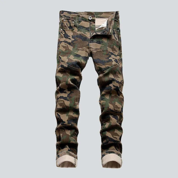 Camouflage print men's denim pants | Jeans4you.shop