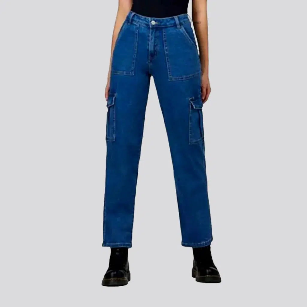 Cargo high-waist jeans
 for women | Jeans4you.shop