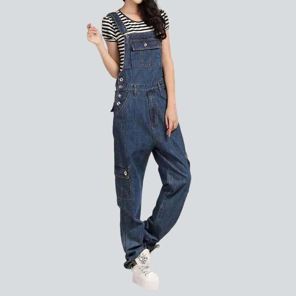 Cargo women's denim overall | Jeans4you.shop