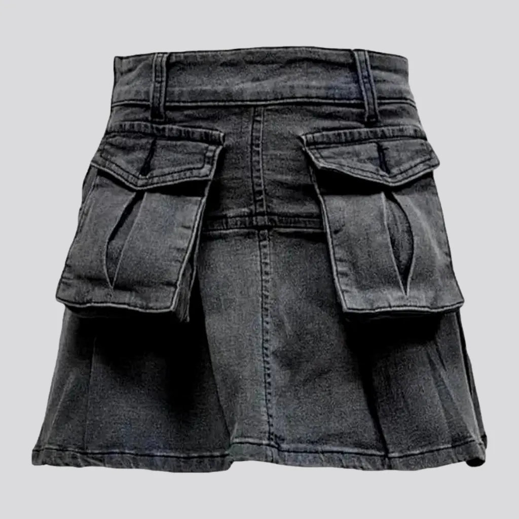Cargo women's denim skirt | Jeans4you.shop