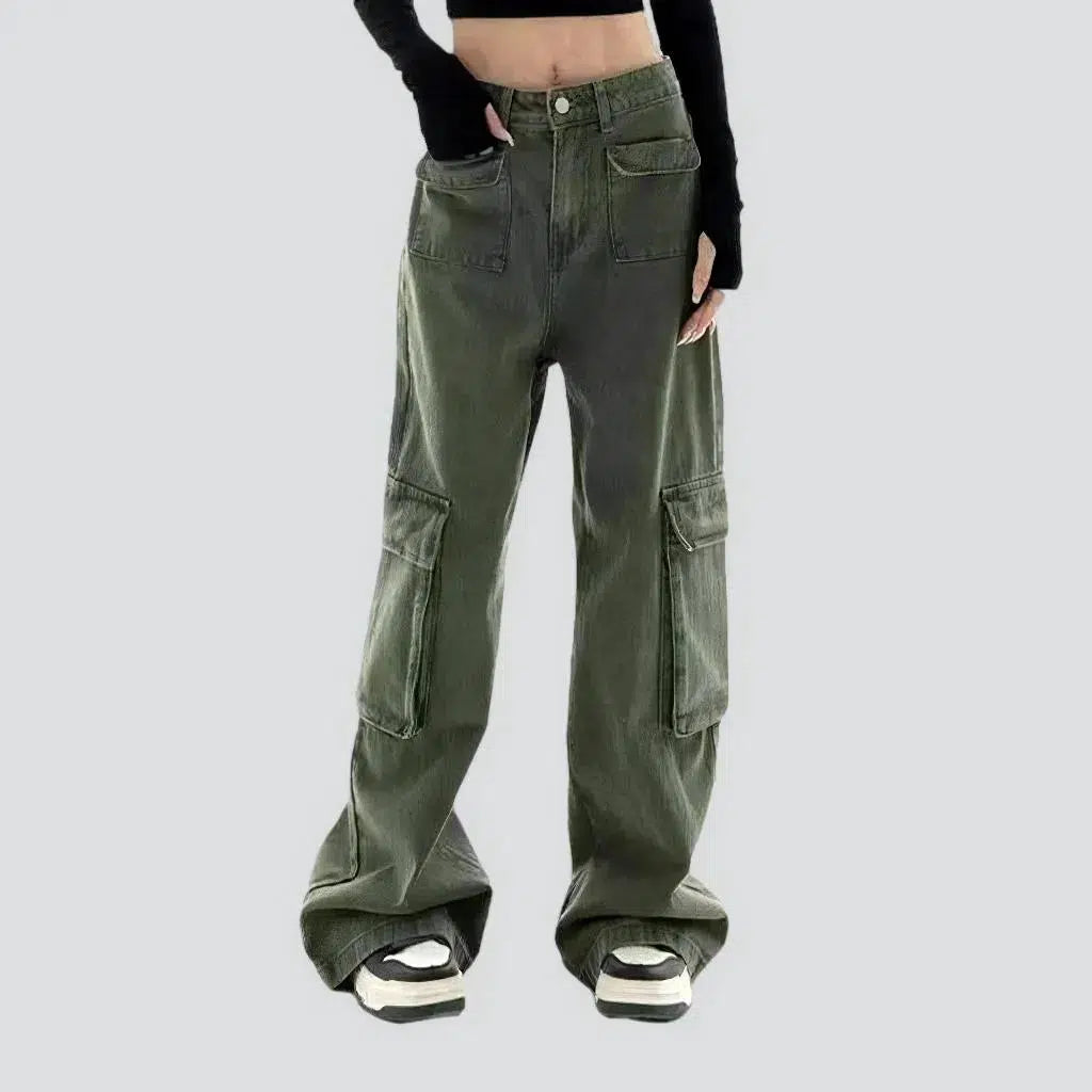 Cargo women's floor-length jeans | Jeans4you.shop