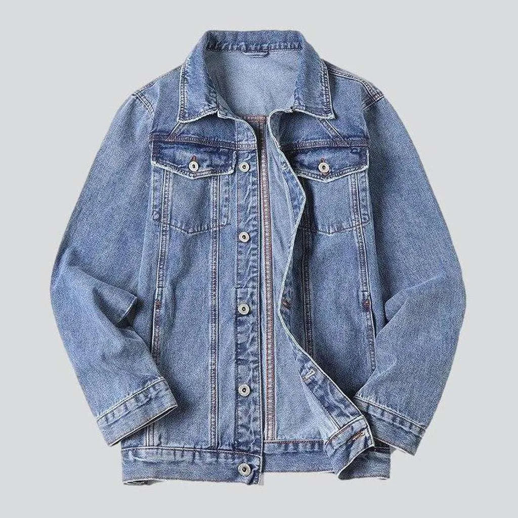 Casual regular men's denim jacket | Jeans4you.shop