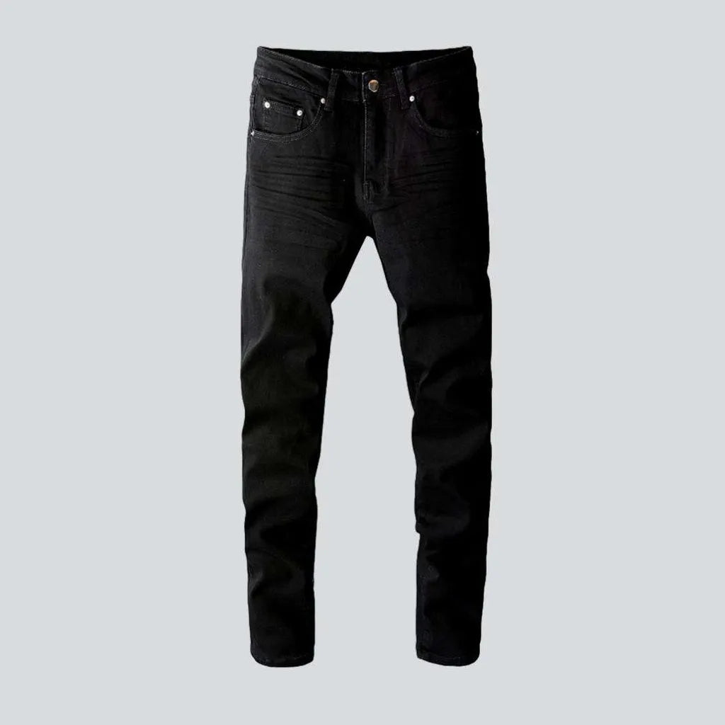 Casual skinny men's black jeans | Jeans4you.shop