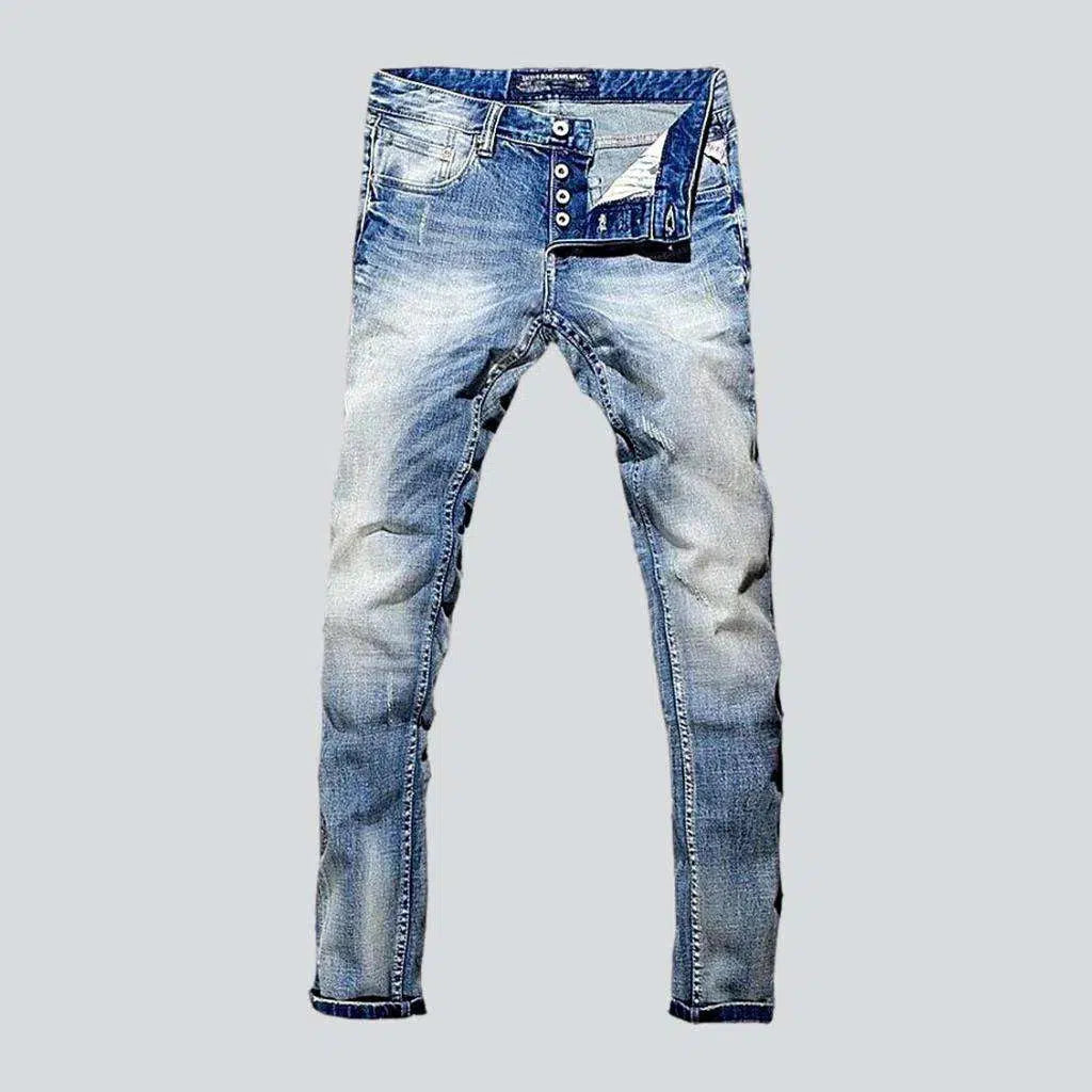 Casual whiskered jeans
 for men | Jeans4you.shop