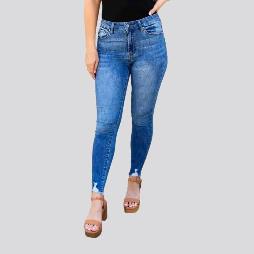 Casual women's raw-hem jeans | Jeans4you.shop