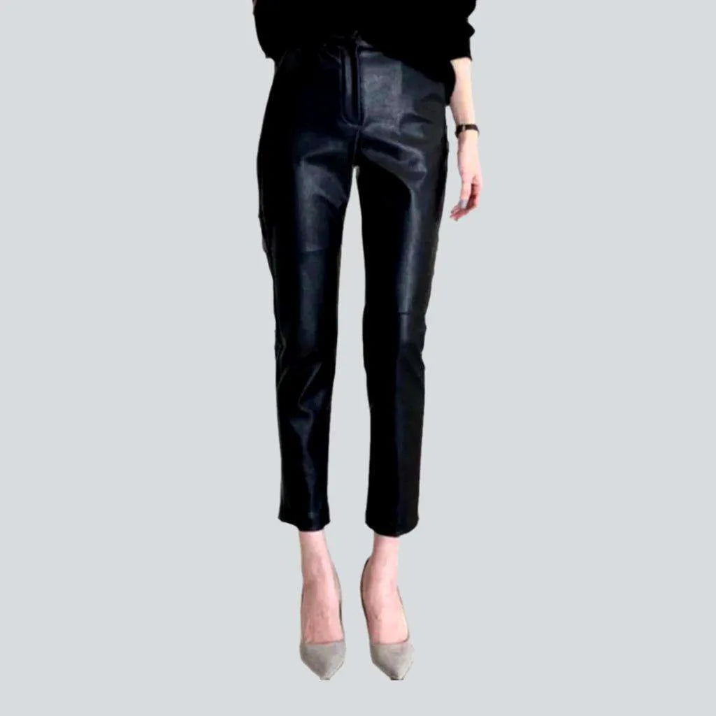 Cigarette wax women's denim pants | Jeans4you.shop