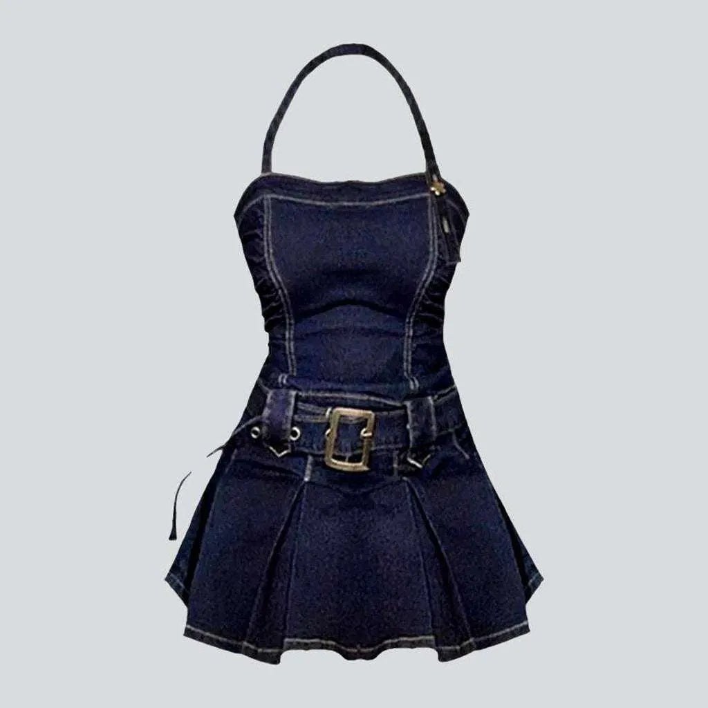 Classic mini women's denim dress | Jeans4you.shop