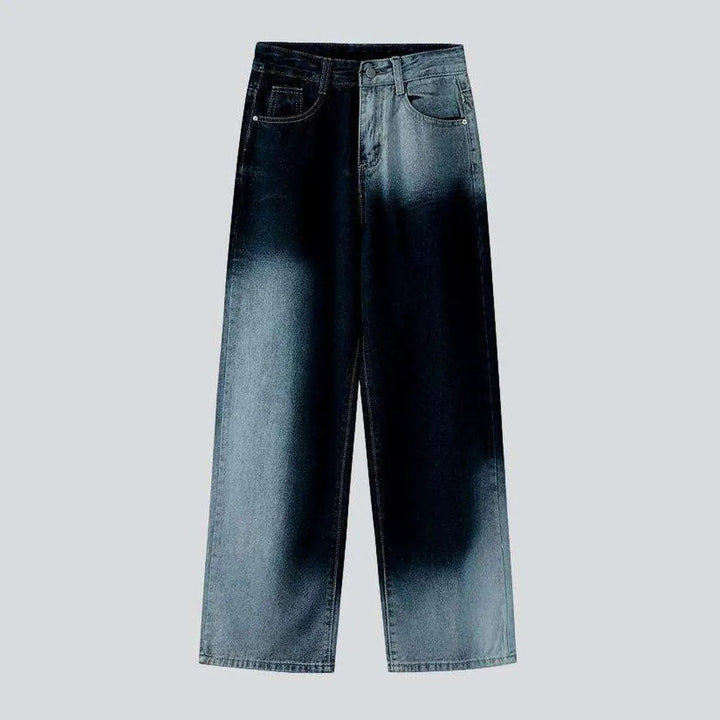 Cloud bleach women's baggy jeans | Jeans4you.shop
