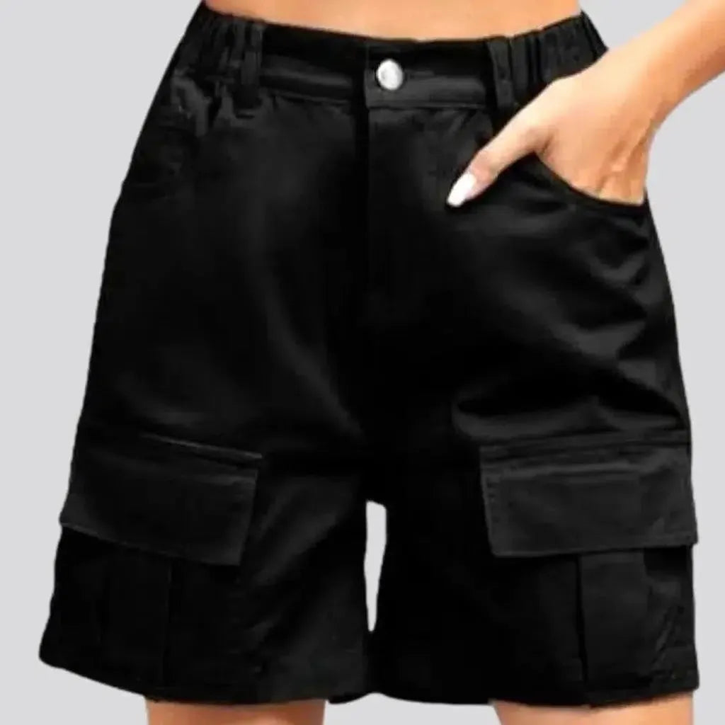 Color cargo jean shorts
 for women | Jeans4you.shop