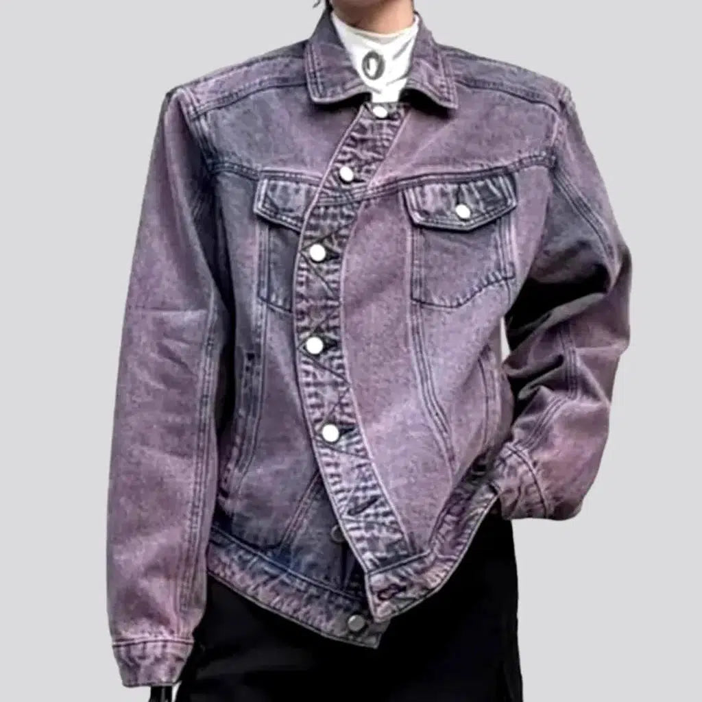 Color fashion men's denim jacket | Jeans4you.shop