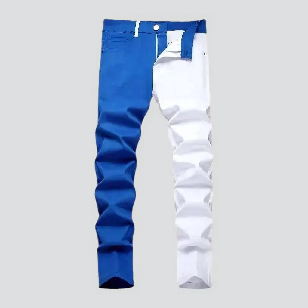 Color men's white-blue jeans | Jeans4you.shop