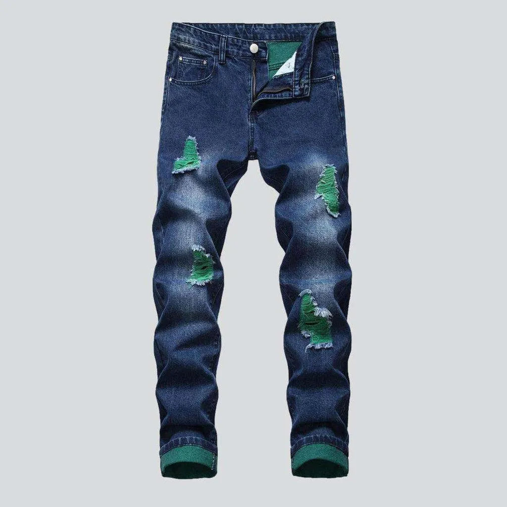 Color ripped men's jeans | Jeans4you.shop