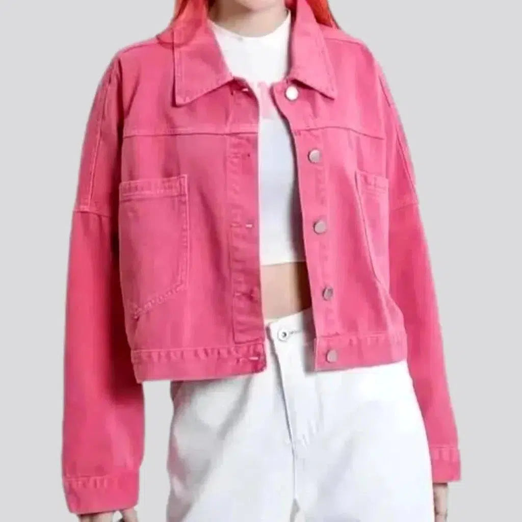 Color short jeans jacket
 for women | Jeans4you.shop