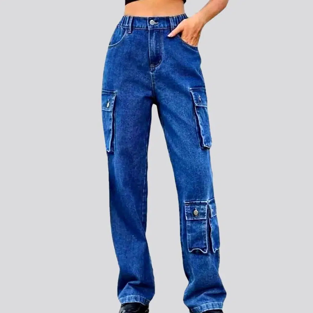 Color straight denim pants
 for ladies | Jeans4you.shop