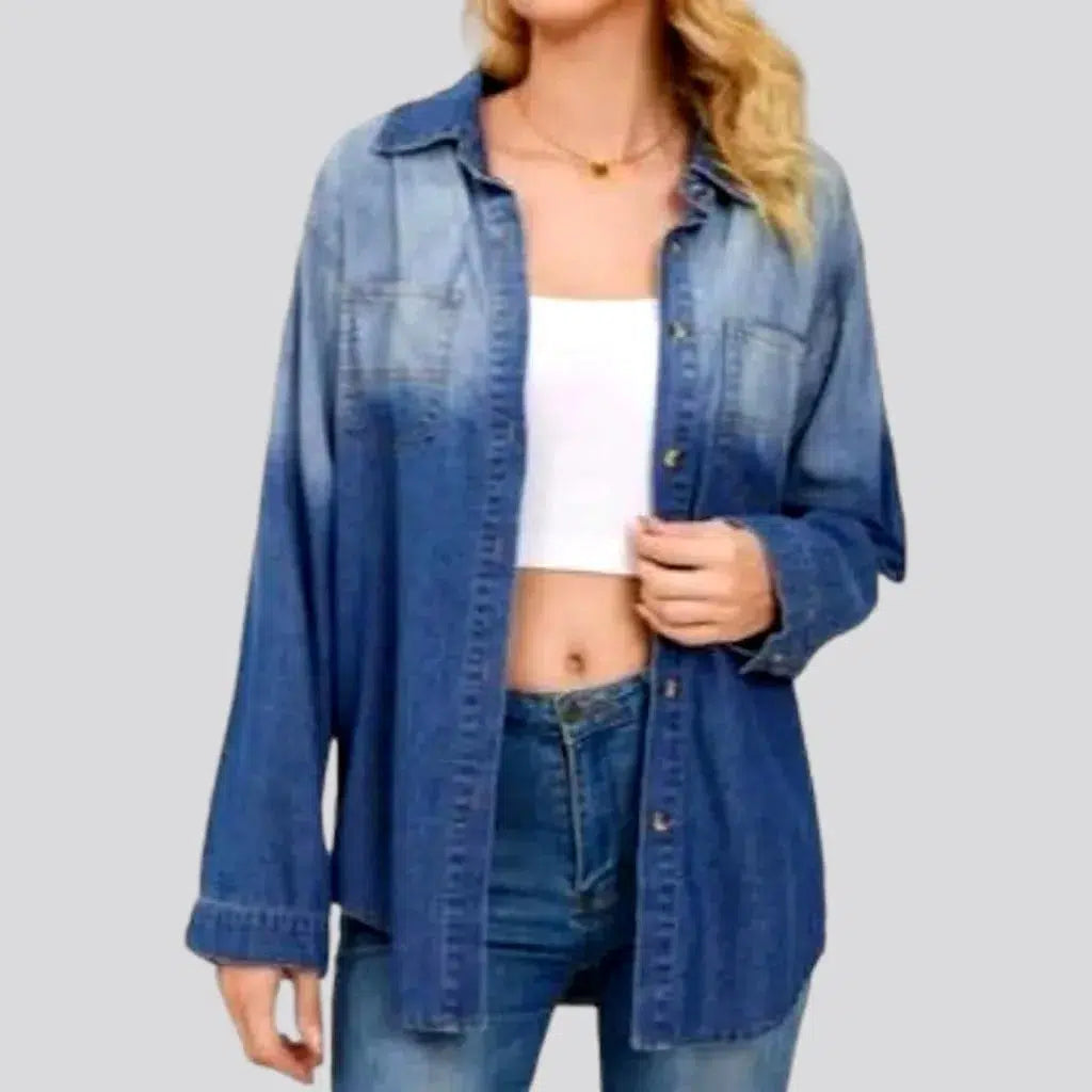 Contrast y2k women's jeans jacket | Jeans4you.shop