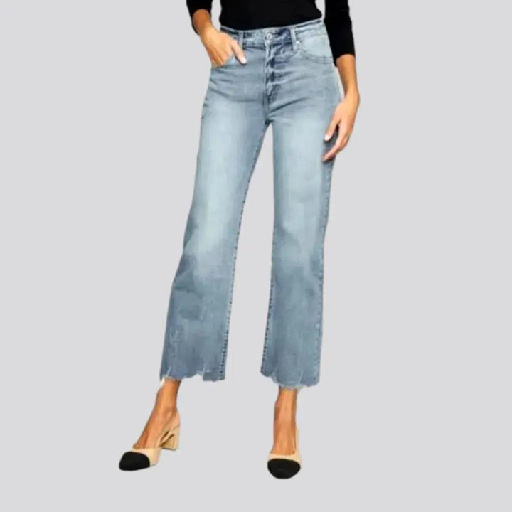 Cropped raw-hem jeans
 for women | Jeans4you.shop