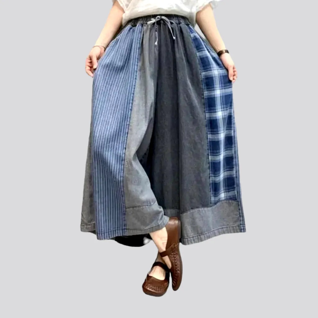 Culottes grey women's denim pants | Jeans4you.shop